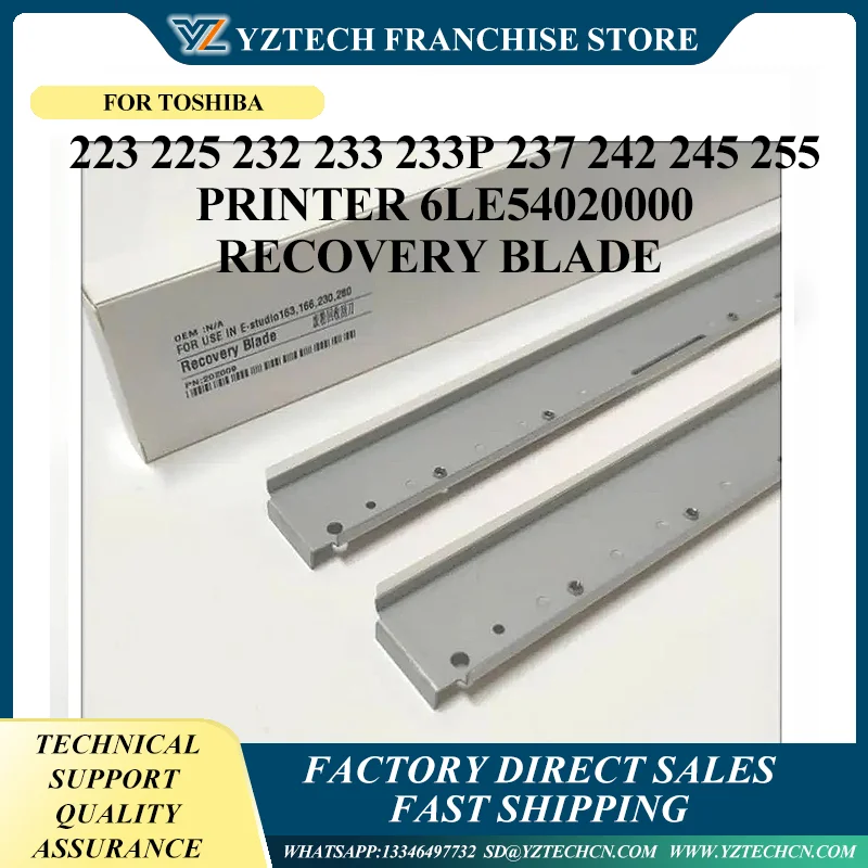 

Toner Recovery Blade Plate Steel For Toshiba E STUDIO 223 225 232 233 233P 237 242 245 255 Printer 6LE54020000 Recovery Blade