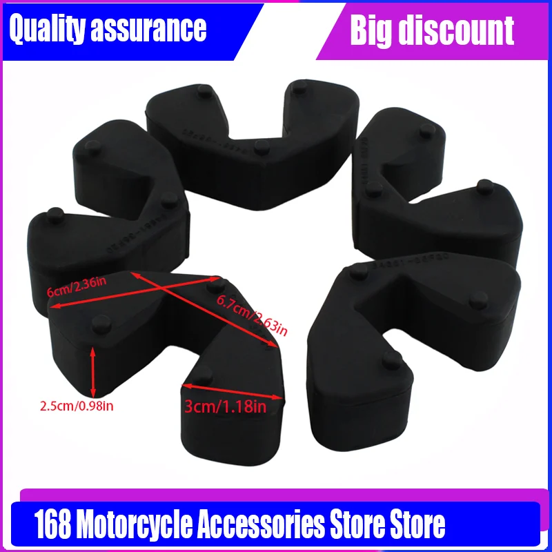 Für Suzuki GSX-R1000/GSX1300R Naben-Dämpfer Motorrad Hinterrad Trommel-Gummipuffer 64651-35F20