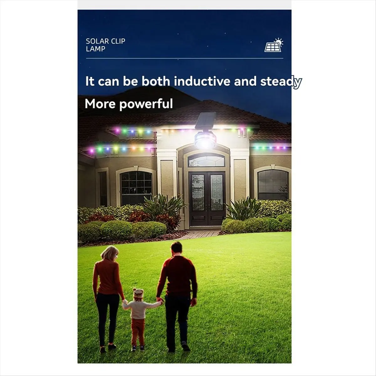 Top Solar Garden Lights Outdoor Solar Light Waterproof Motion Sensor Camping Lamp Street Landscape Wall Decoration