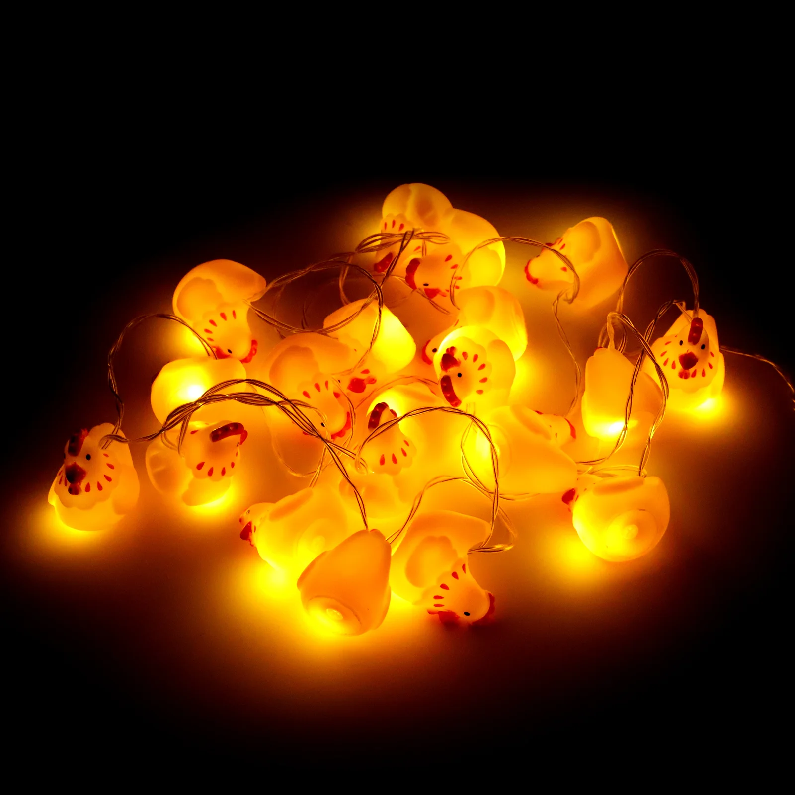 

1Set LED Turkey Pendant String Lights Warm Festival Atmosphere Light for Thanksgiving Autumn Wedding Porch Tree Home Decor