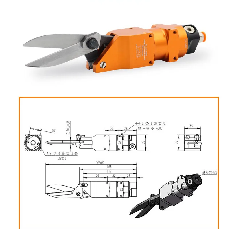 Hot Sale Original OPT AM-10 Air Pneumatic Scissors,Cylinder Air Scissor Cutter Other Pneumatic Tool