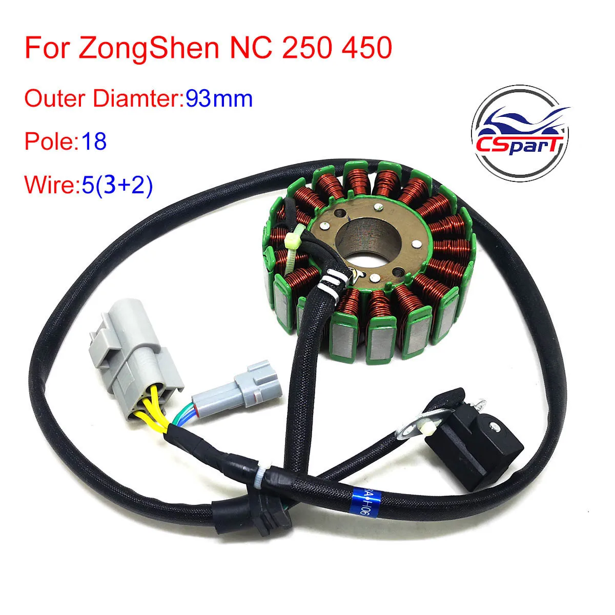 NC250  NC450 Stator Magneto 12 18 Pole 250CC 450CC ZongShen ZS177MM  xmotos apollo KAYO T6 BSE 250 4 valve dirt pit bike