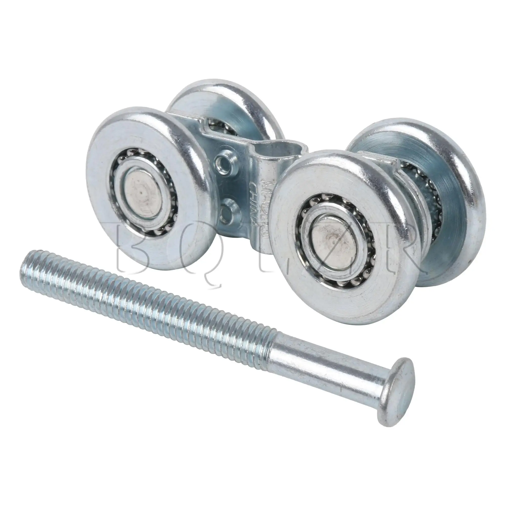 BQLZR Steel Rail Hanging Trolley Wheel Sliding Track Roller Load-Bearing 90kg W/Nut H3-3 for Barn Door Home Hardware