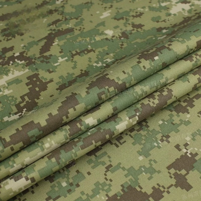 500D Nylon US DG3 Jungle Camouflage Fabric Water Repellent Wear Resistant for DIY Tactical Vest Gear Sewing Cloth