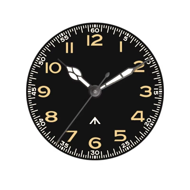 High Quality 36mm Titanium Alloy Watch Case 28.5mm Dial for VH31 Quartz Movement Sapphire 10BAR Nylon Strap Mod Parts image 3