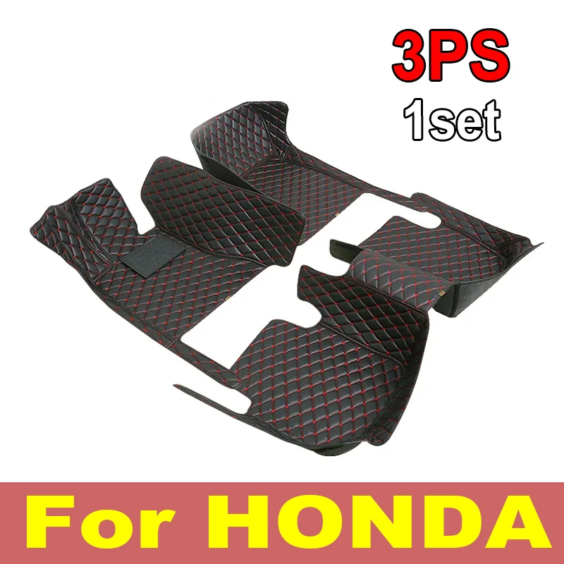 Car Floor Mats For HONDA Shuttle Inspier XRV Clarity CRIDER City Ridgeline Prelude 2doos BRV S2000 life Legend Car Accessories