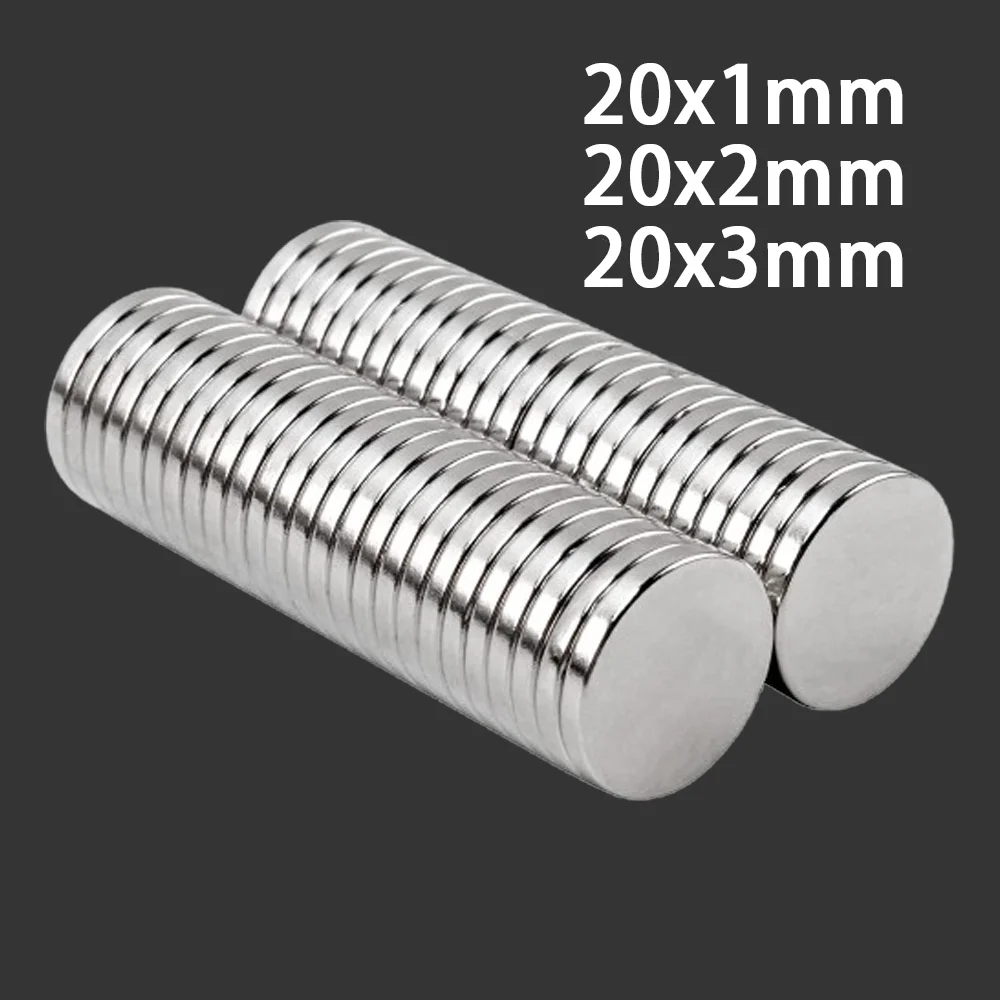 Imán circular de 20x1/20x2/20x3mm, adecuado para paredes de fotos, bricolaje de Halloween, hogar, accesorios de baño, tarjetas de felicitación magnéticas
