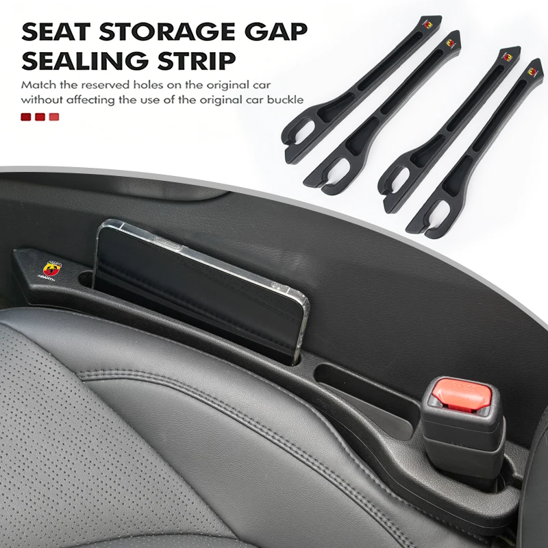 

Car Seat Gap Storage Box Seam Filler Strip Leak Plug Accessories For FIAT 500 Grande Punto Tipo Stilo UNO Astra Bravo Panda Free
