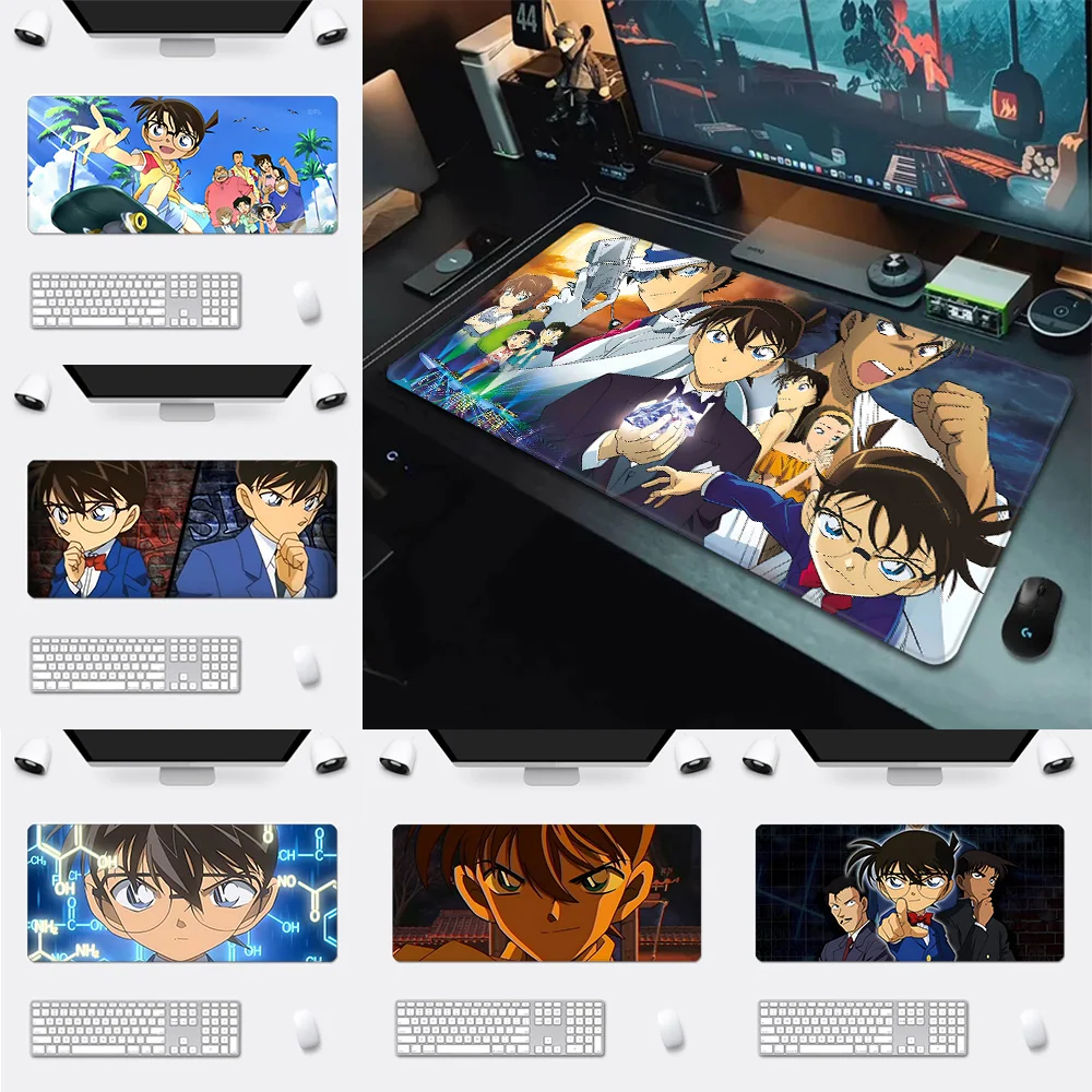 

Anime Detectives Conan Mousepad HD Printing Computer Gamers Locking Edge Non-slip Mouse Pad XXL90x40cm Keyboard PC Desk Pad