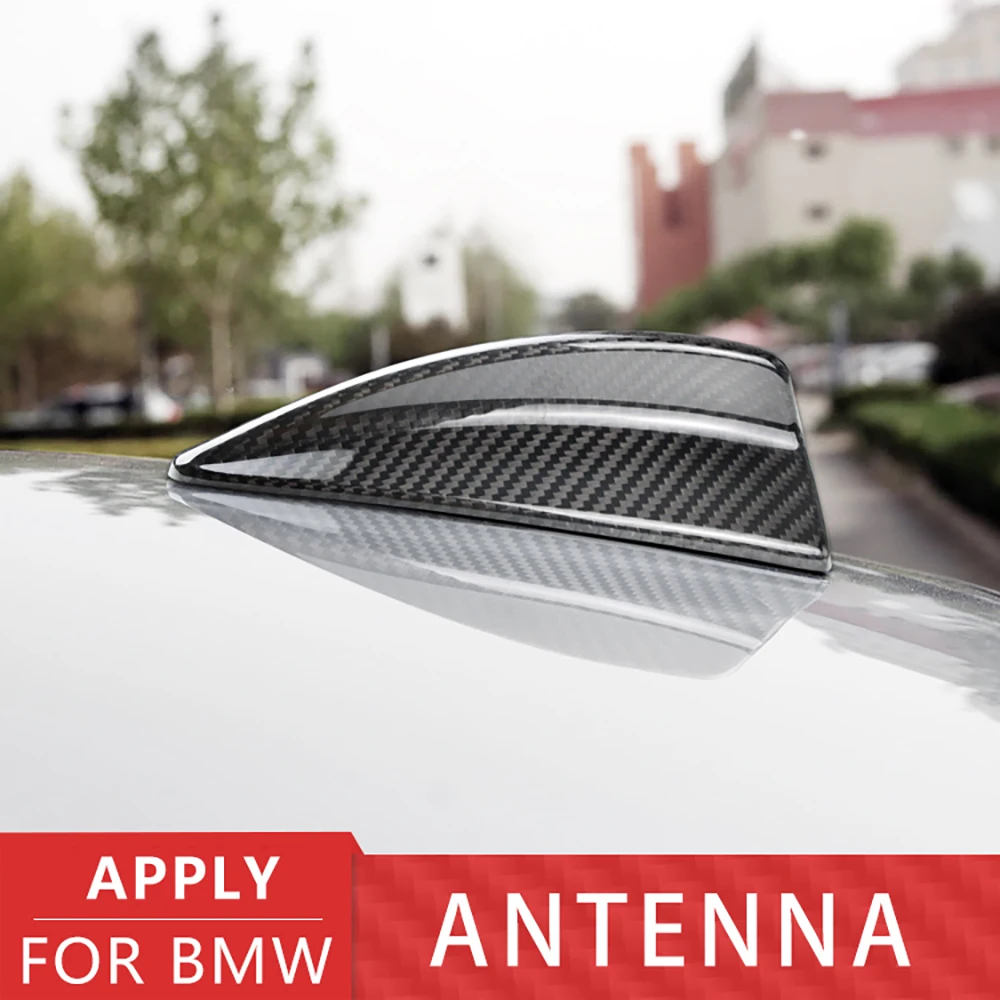 Carbon Fiber Exterior Roof Antenna Cover Shark Cover For BMW 1 3 5 Series E82 E46 E90 E92