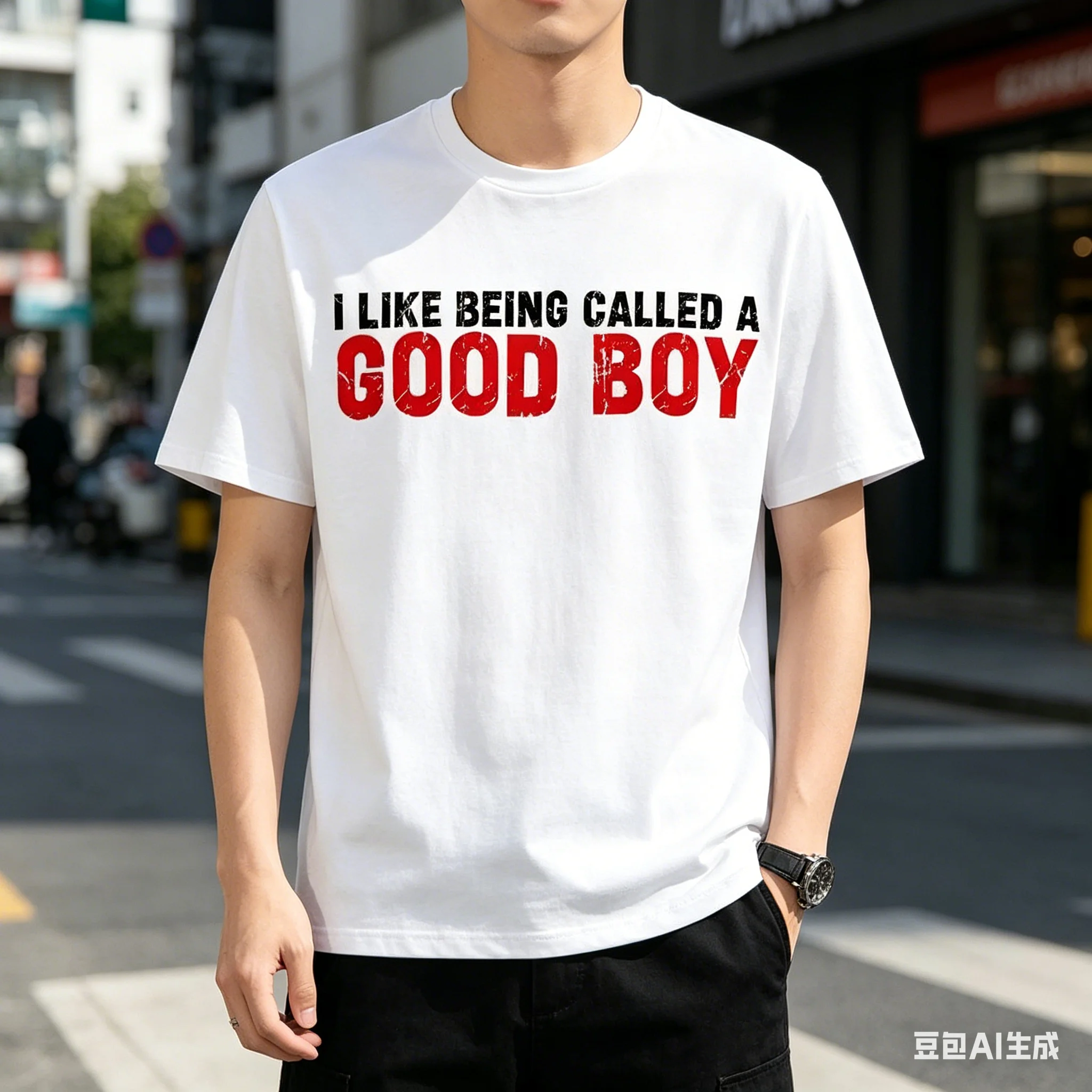 I Like Being Called A Good Boy Brainrot Funny Gen Alpha T-shirt Men Women 100% Cotton T Shirts Short Sleeve Tops