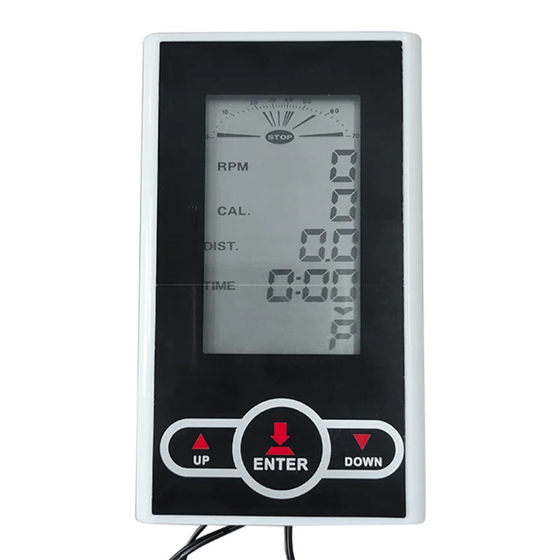 

RTSHE-Exercise Bike Monitor Speedometer Fitness Tracker For Bikes And Ellipticals Tationary Bike Speedometer Display Fitness Mon