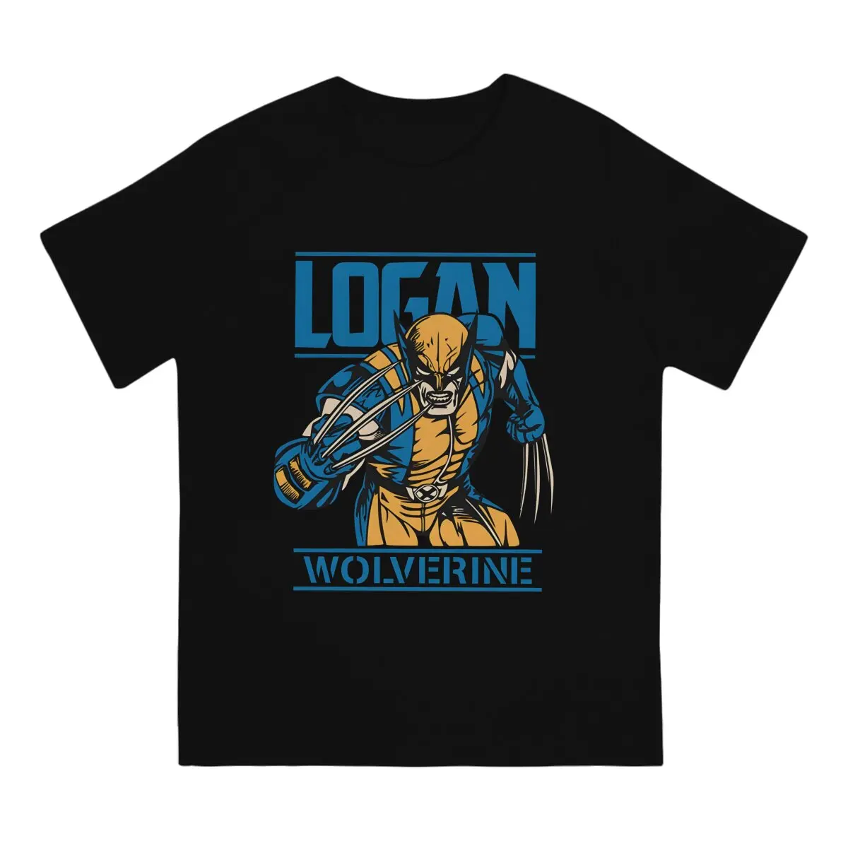 Wolverine Man's TShirt Marvel X-man Deadpool & Wolverine Crewneck Short Sleeve 100% Cotton T Shirt Top Quality Birthday Gifts