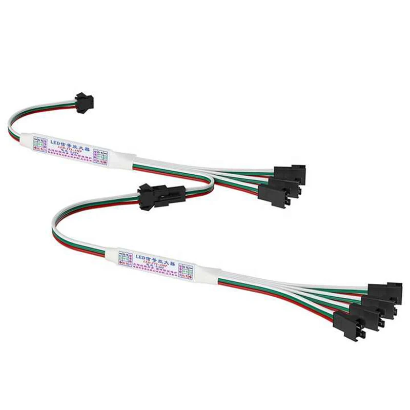 Mini Spi Signal Amplifier for 3 Pin WS2812B WS2811 SK6812 Addressable Dream Color Pixel LED Strip Lights
