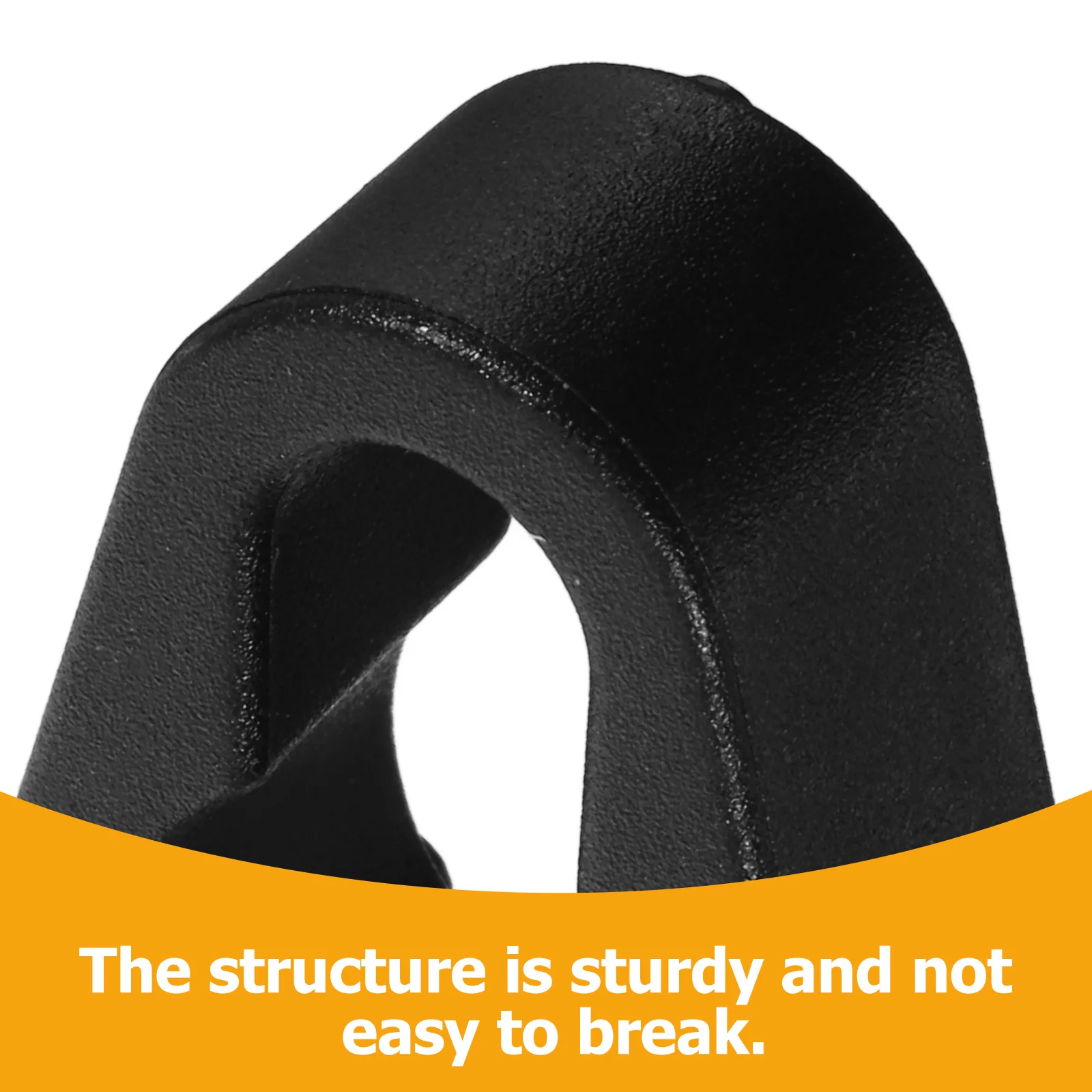 20 clip per cavi per microfono, supporti flessibili in plastica per supporto per microfono, gestione dei cavi, supporto in plastica per clip per cavo per microfono