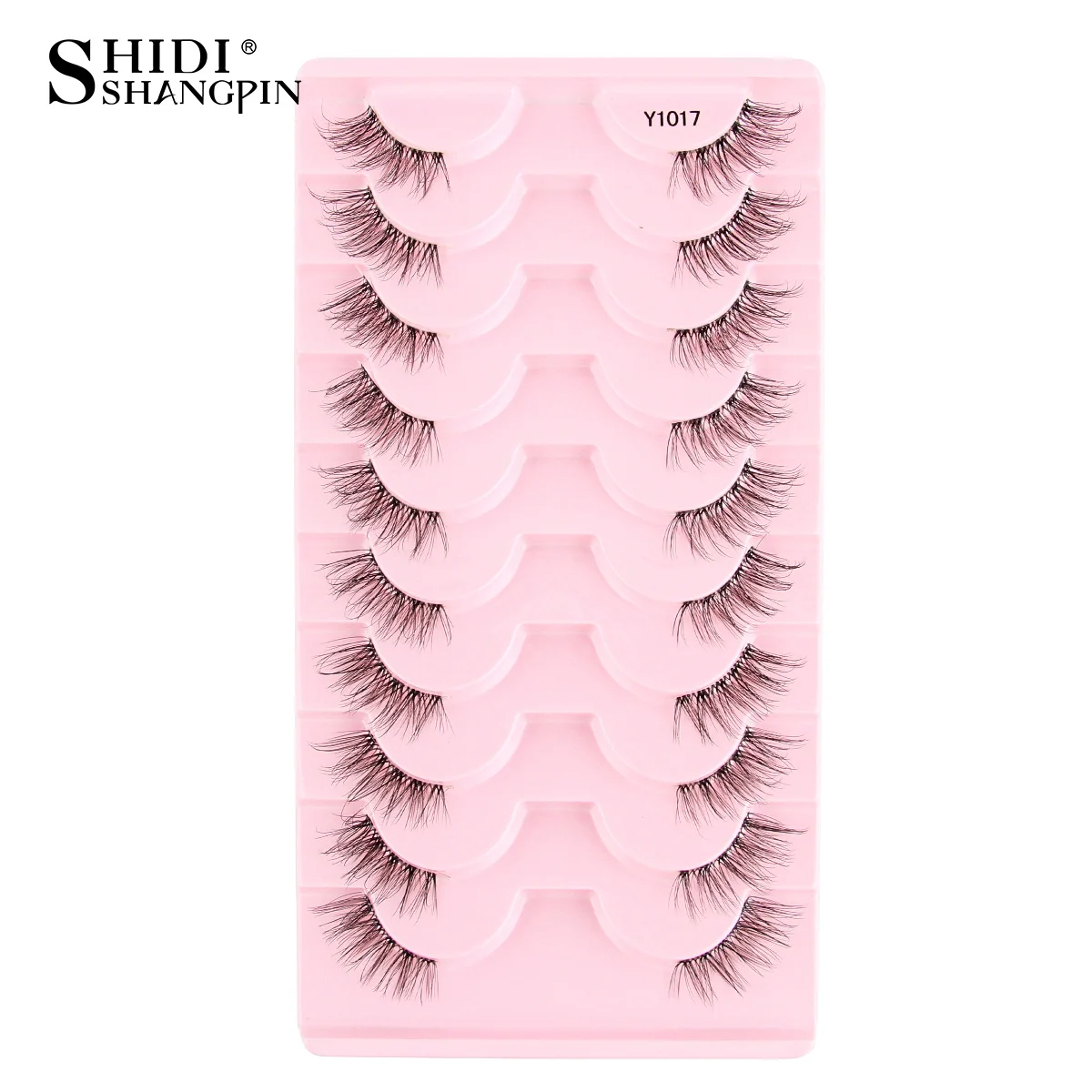 Neue Halbe Wimpern Falsche Wimpern 5/10 Paar 3D Nerz-Wimpern Natürliche Wimpernverlängerung Katzenaugen-Wimpern Make-up Faux Cils Fox Lash – Detail 33