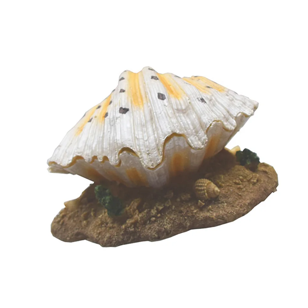 

Aeration Shell Decor Decorations Artificial Aquarium Hideout Fish Tank Accessories Simulation