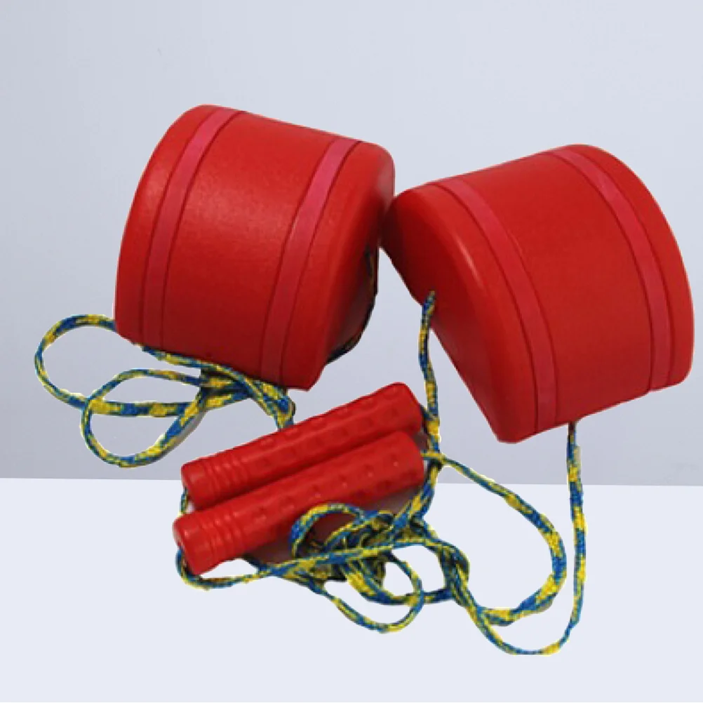 

2pcs /Set Stilts Outdoor Kids Durable Plastic Outdoor Sports Balance Training Fun Play Garden Playground Red