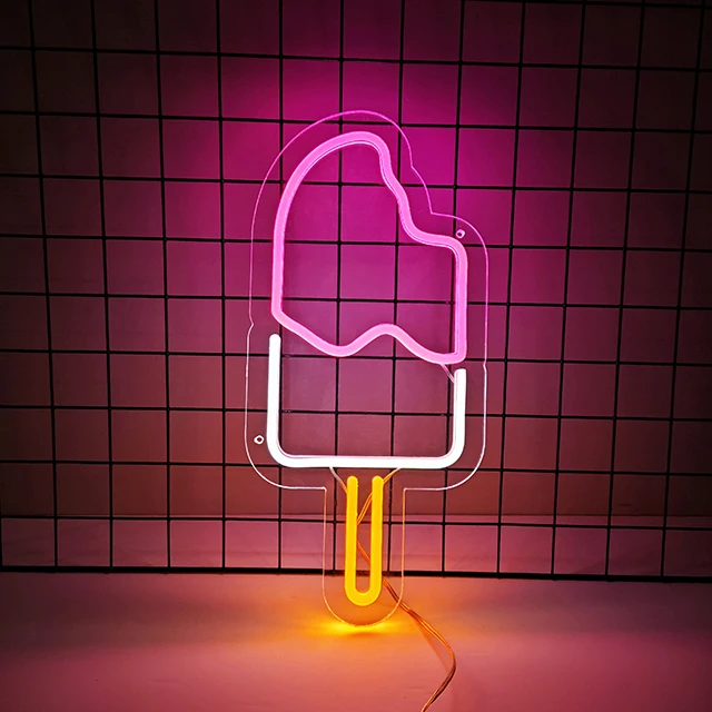 Customizable New Style LED Strip Light Neon Logo Direct Factory IP65 Hanging Bar Signs for Advertising