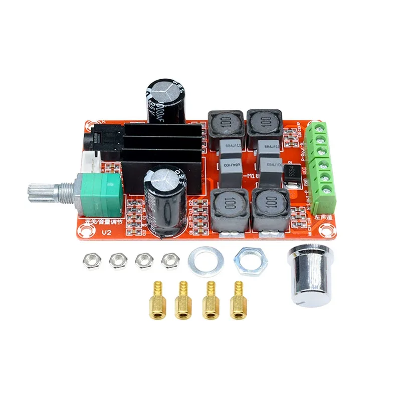 TPA3116 TPA3116D2 ثنائي القناة 2*50 واط ستيريو مكبر كهربائي مجلس قابل للتعديل مضخم رقمي وحدة XH-M189 تيار مستمر 24 فولت