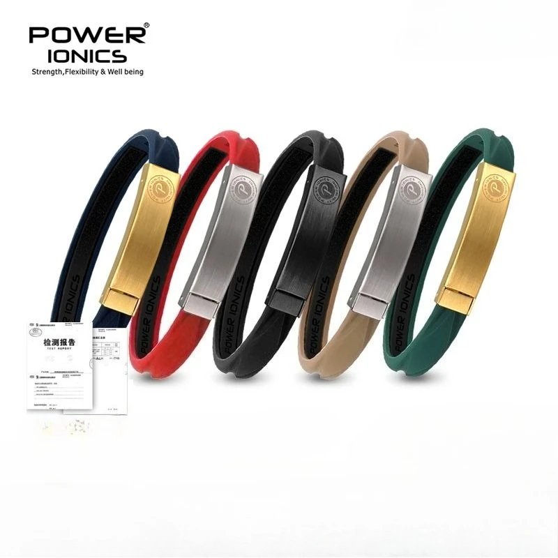 Powerionics Negative Ion Bracelet Couple Wireless Magnetic Anti-static Sports Bracelet