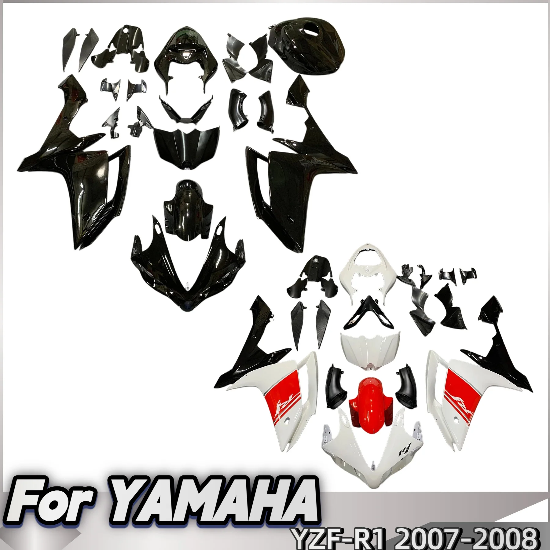 New ABS For Yamaha YZF YZFR1 07 08 R1 2007 2008 Plastic Parts Components Motorcycle Bodywork Fairing Kit