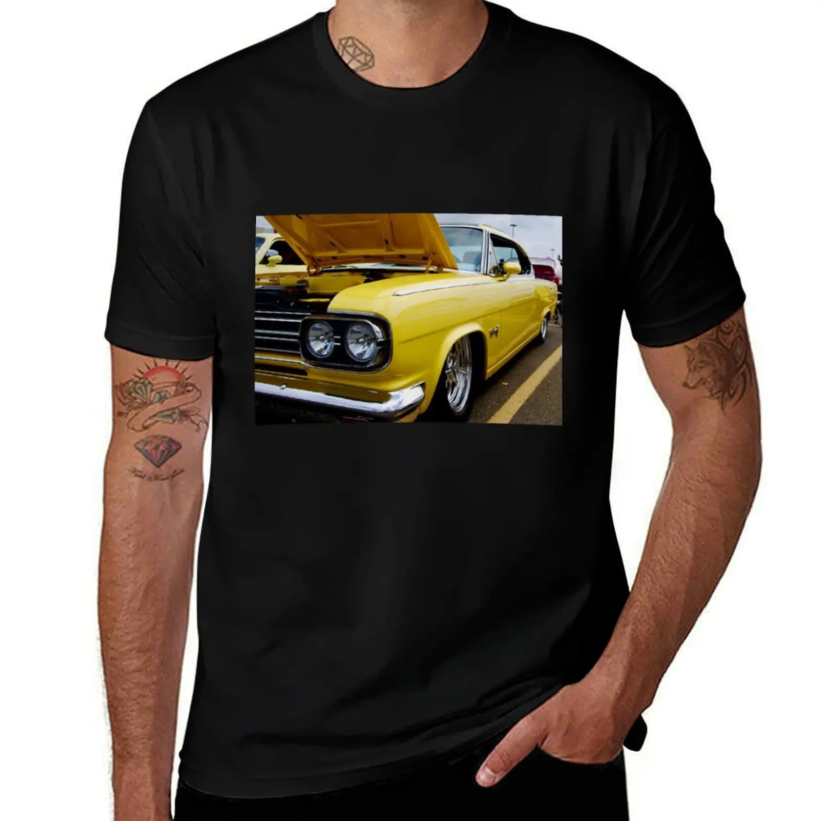 1966 AMC Marlin T-Shirt cotton t-shirt plain for man package T-Shirt
