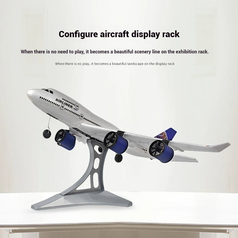 

New Remote Control A380 747 Airbus Fixed Wing Foam Aircraft Model Plane Three Channel Glider Model Festival Fine Hot Toy Gifts