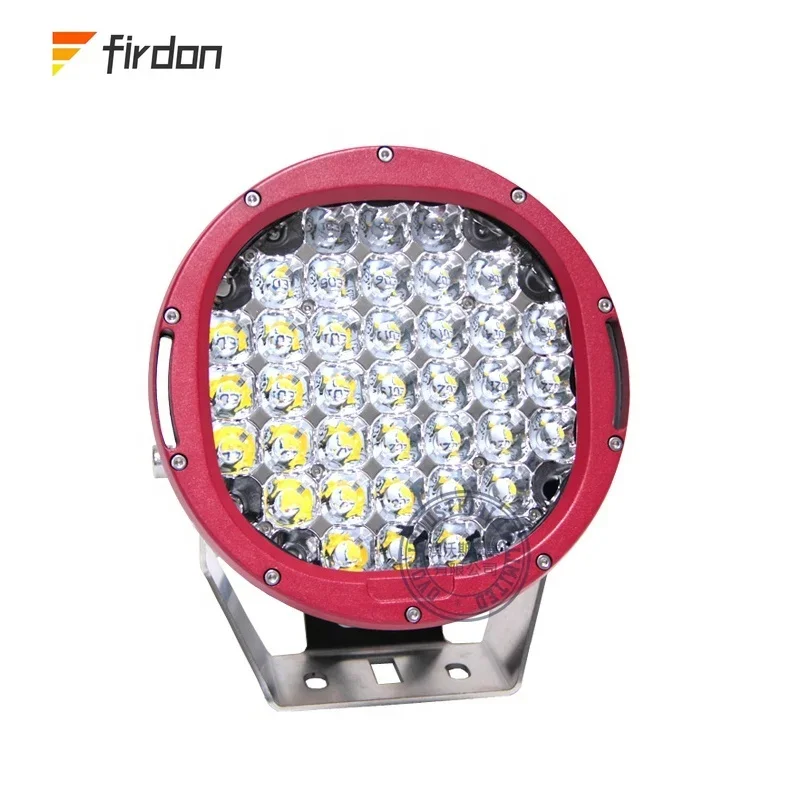 OVOVS high Lumen 185w round offroad led light pod with spot flood beam 9