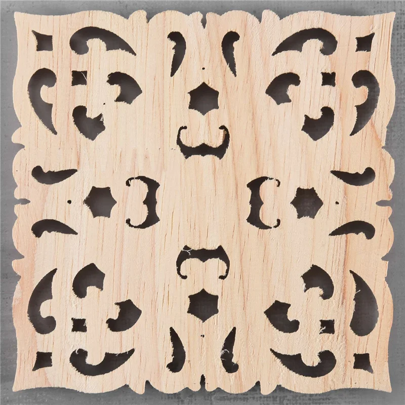AT43-Wooden Decal Supply European-Style Applique Real Wood Carving Accessories And Retail.Woodcarving
