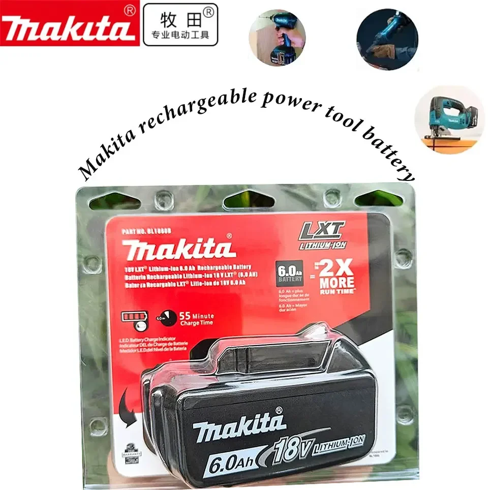 

Makita Original Lithium ion Rechargeable Battery 18V 6000mAh 18v drill Replacement Batteries BL1860 BL1830 BL1850 BL1860B