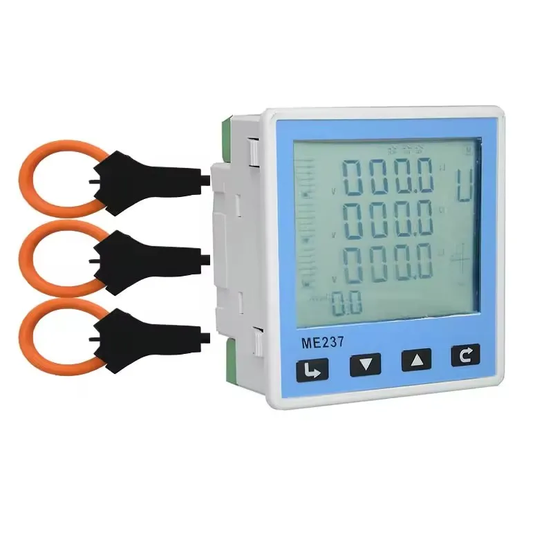 Smart Electric Meter ME237 3 Phase Multifunction RS485 Modbus RTU Electric Energy Meter With 3 PCS MRC36