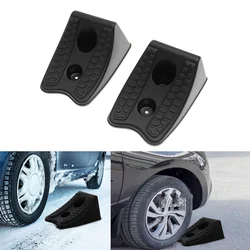 Wheel Chocks Stable Heavy Duty Strength Sturdy Skip Stopper Wheel Alignment Block for Truck Travel Trailer RV Trailer Camper ATV