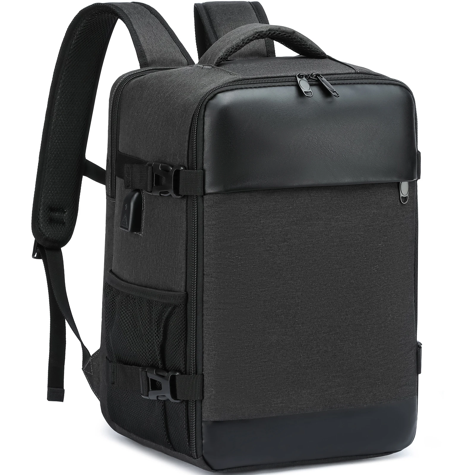 EZUOLA Ryanair 40x20x25 und Easyjet 45x36x20 Kabinentasche Reiserucksack Unisex Laptop Rucksack Outdoor-Reiserucksack Student.School 4