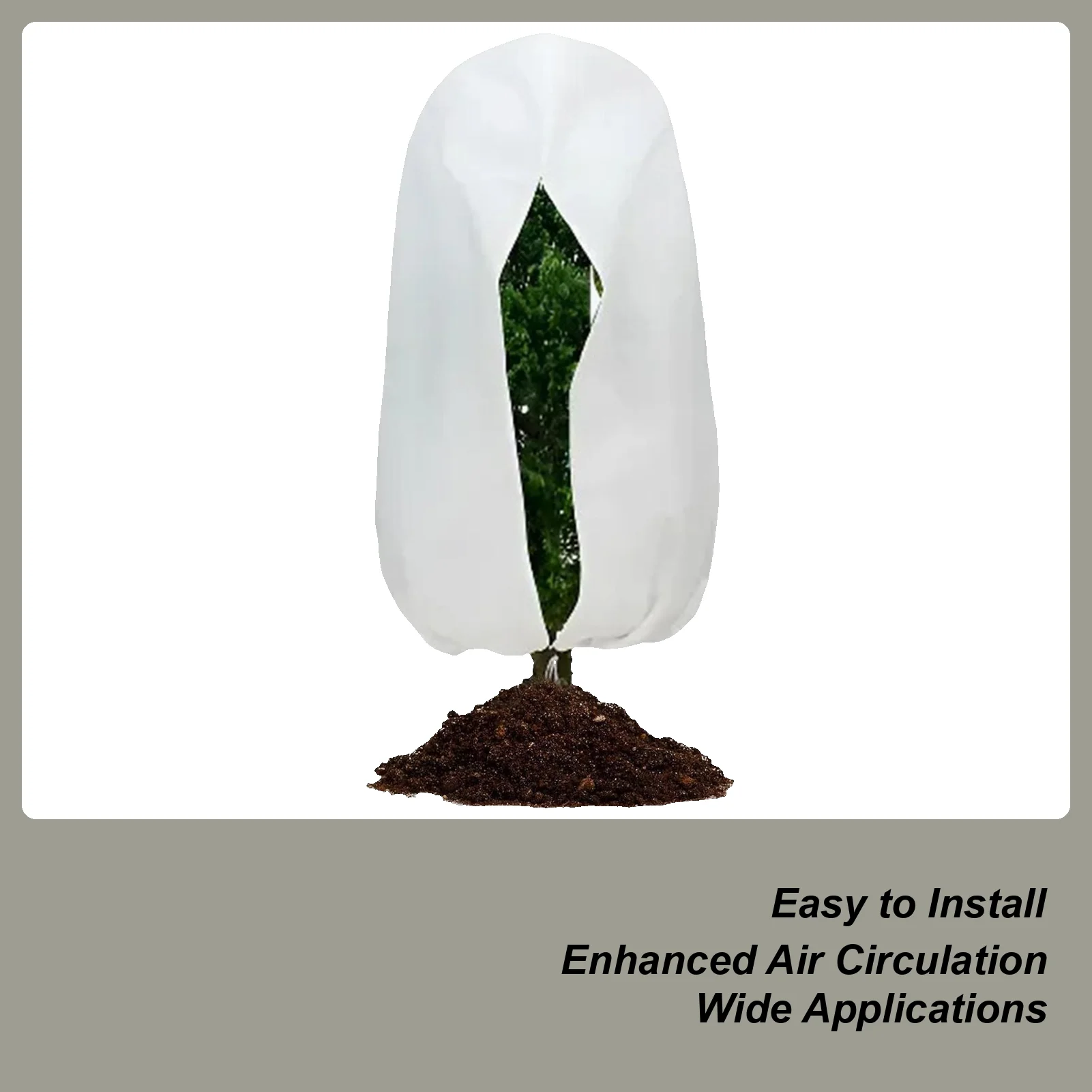 

Frost Cloths For Outdoor Plants Garden Plant Frost Cover Insulated Protector With Zipper Drawstring For Garden Greenhouse Raised