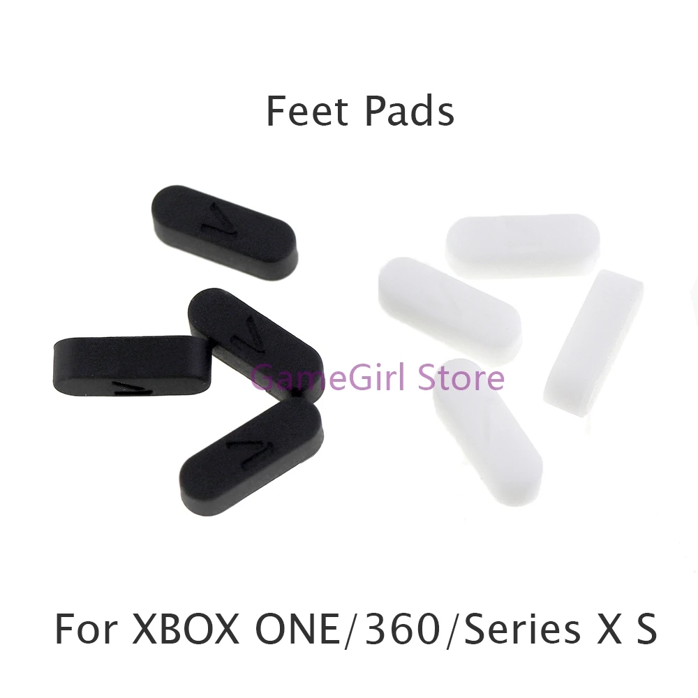 30sets=120pcs Non-Slip Rubber Feet Pads For XBOXONE Xbox 360 Xbox Series X S Game Host Control Foot Cover Mats Replacement Parts