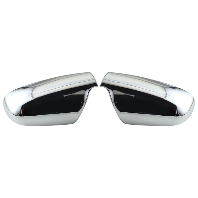 2Pcs / Set Door Side Wing Mirror Chrome Cover Rear View Cap For Peugeot 307 CC SW 407 2004-2012 Car Styling