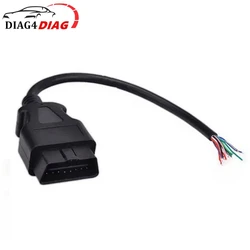 Professional OBD2 16Pin Female/male Connector to Opening OBD Cable OBDII OBD-ii ODB2 16 Pin OBD 2 Adaptor 30CM/60CM Length