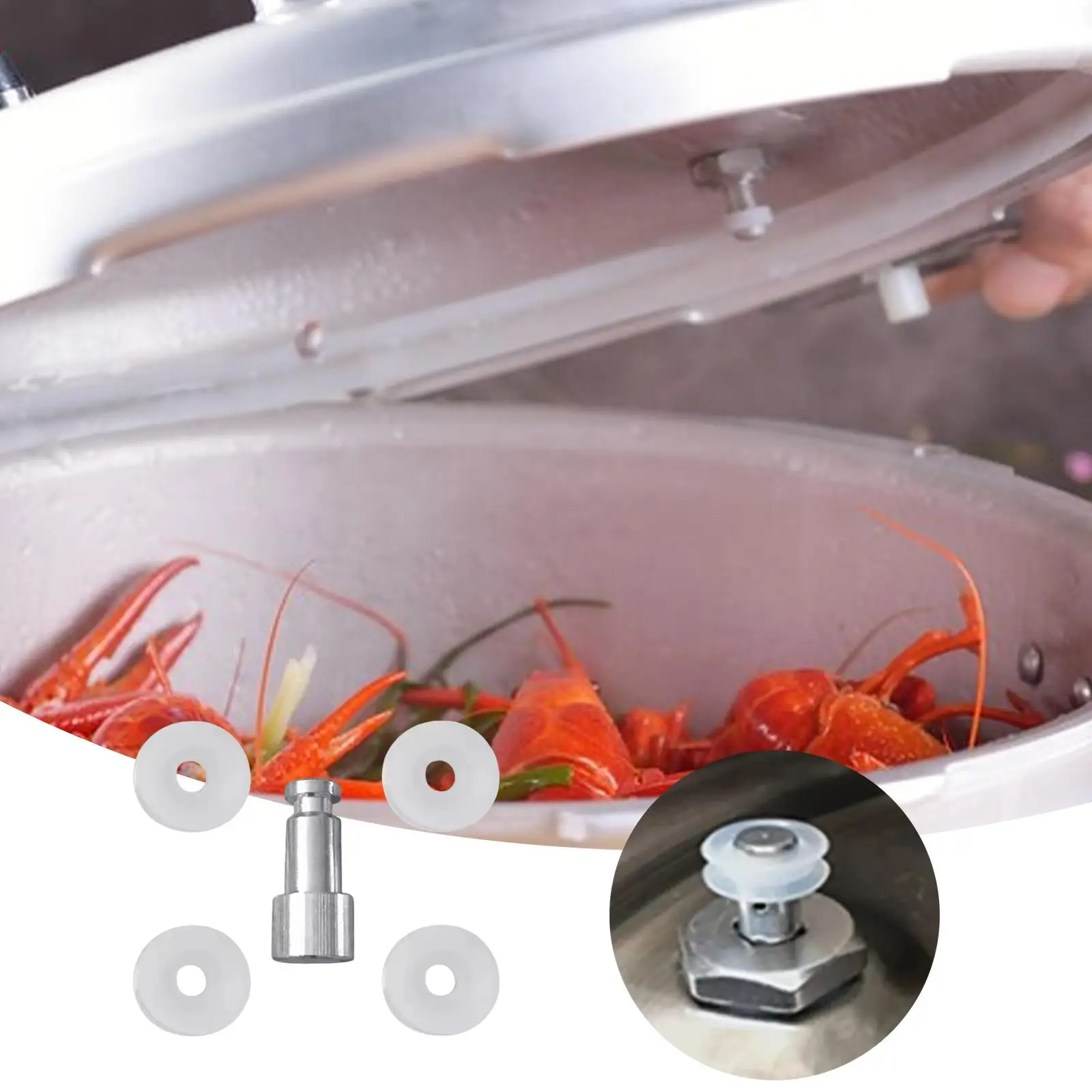 Segel Katup Apung untuk Pot Tekanan Rumah Pemasangan Mudah Gasket Penyegel Universal Serbaguna untuk Persediaan Pot Tekanan Listrik