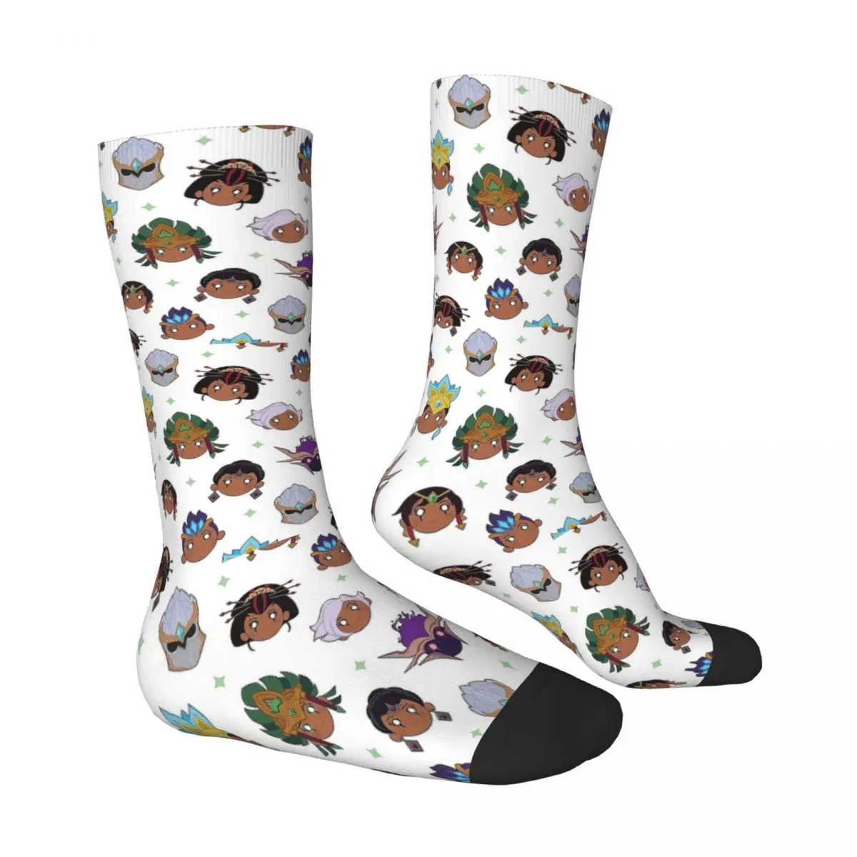 Karma Pattern League of Legends LOL Game Unisex Winter Socks Outdoor Happy Socks street style Crazy Sock