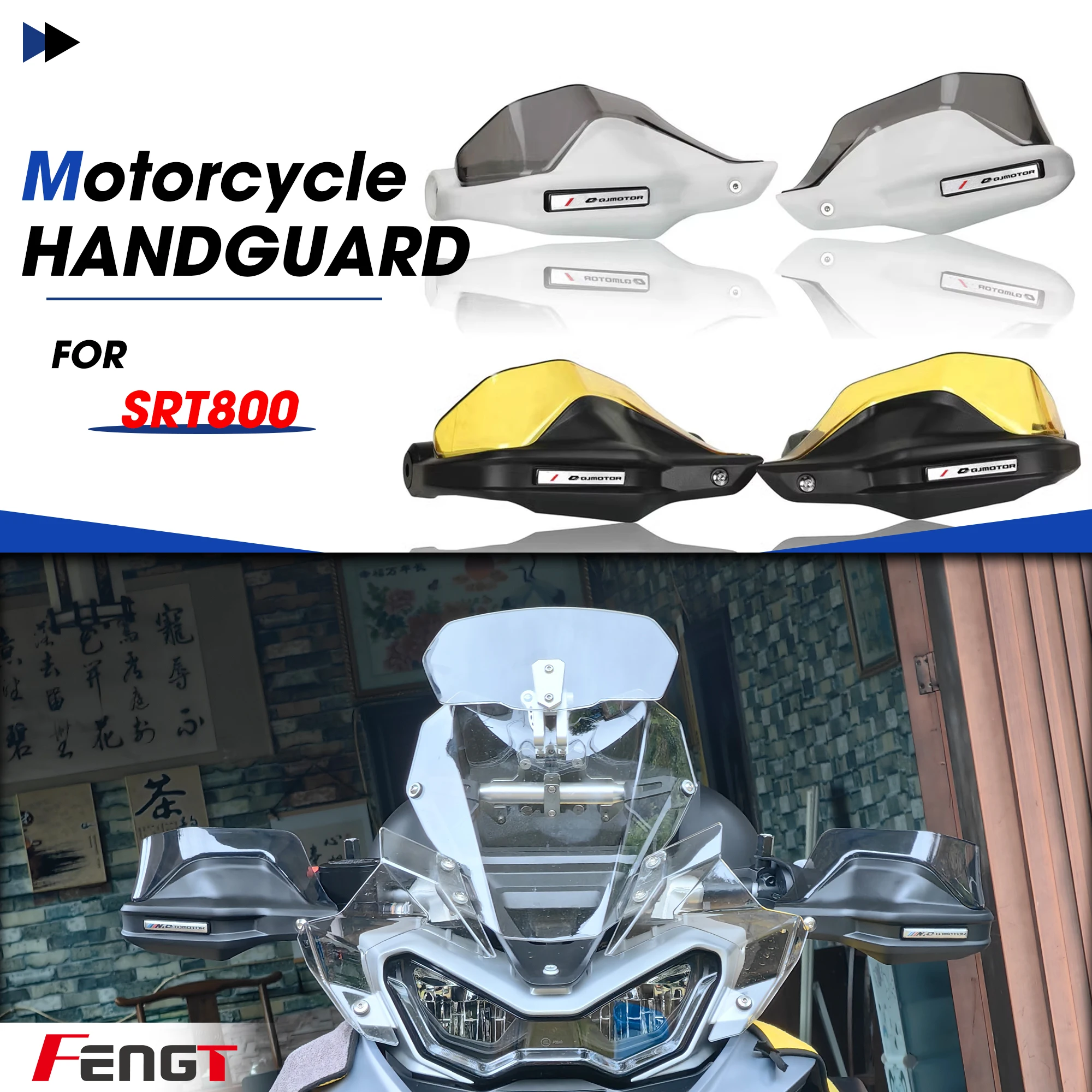 For QJMOTO SRT800 SRT800X Dedicated Hand Guard Motorcycle Handguards Handlebar Guards Windshield Handguard SRT 800 / 800X Handle