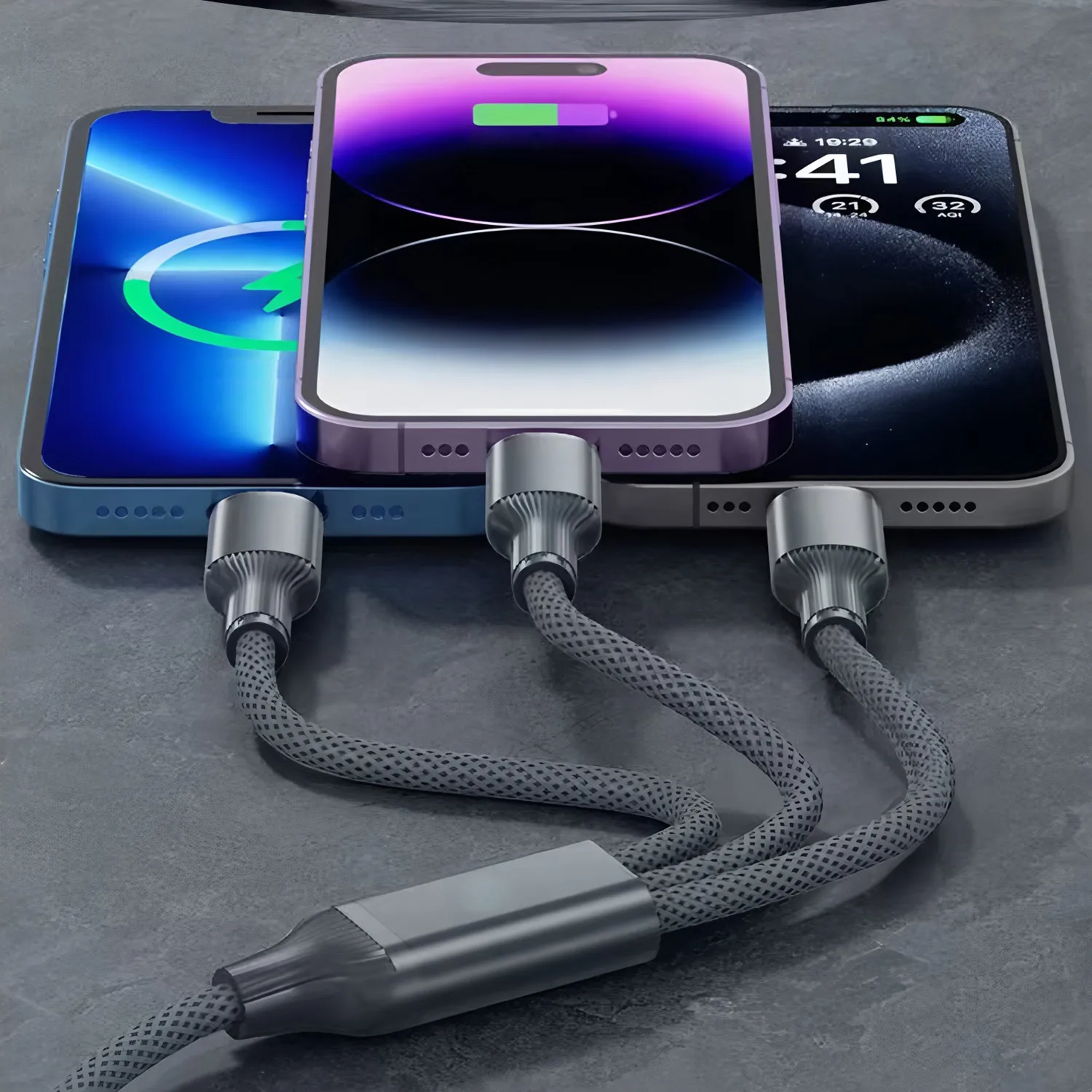USB Charger - Fast Type C Car Adapter for iPhone Power