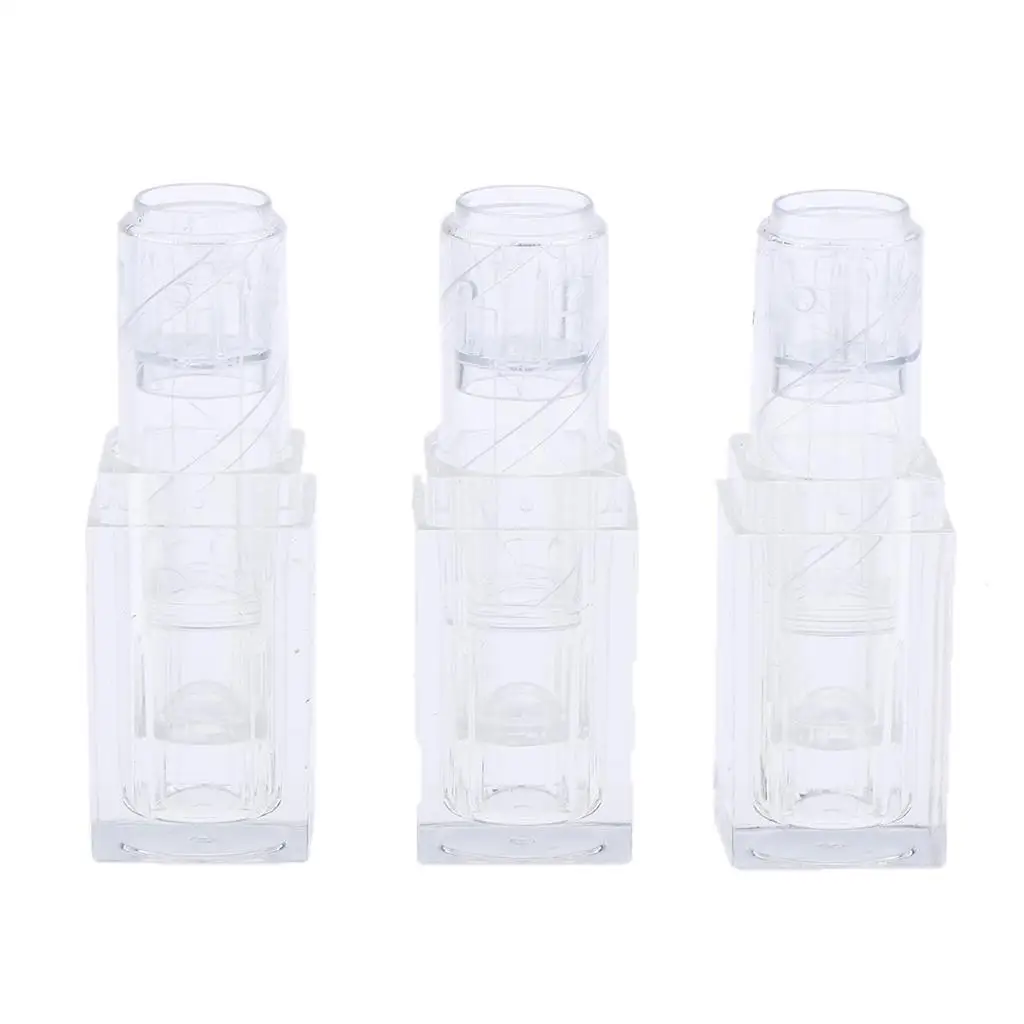 2-4 opakowania 3x3.8g pusty balsam do ust DIY pojemniki kosmetyczne butelki szminki