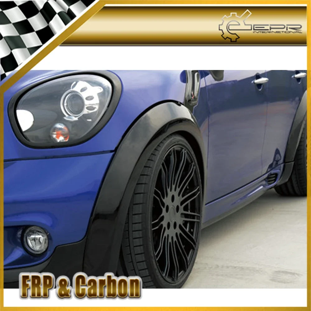 Carbon Wheel Arch Trim For Mini Countryman R60 2010-2016 MON Style Over Carbon Fiber Fender Set +20mm (8Pcs)(JCW Only)