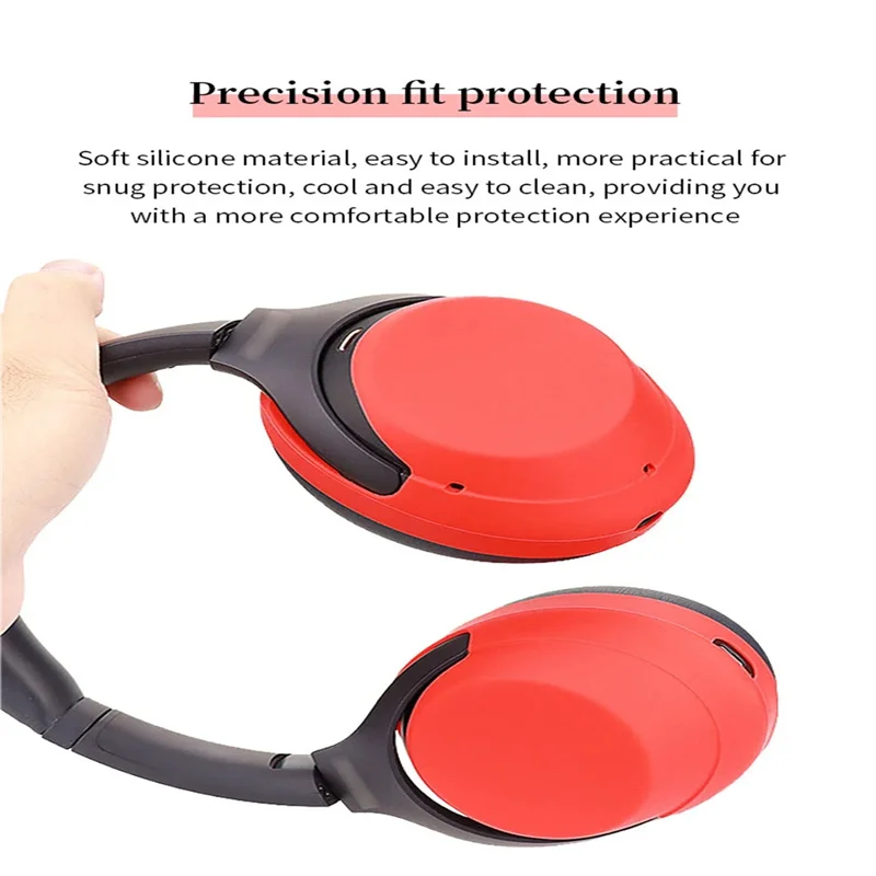 Headphone Cover for Sony WH-1000XM4 WH-1000XM3 Earphone Silicone Protective Case Headset Headbeam Protector Sleeve