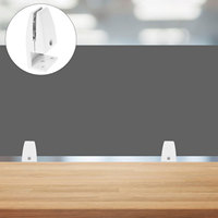 Office Desk Divider Clip Aluminium Alloy Desktop Partition Clamp Stable Baffle Fixing Clip Privacy Panel Support for Conference