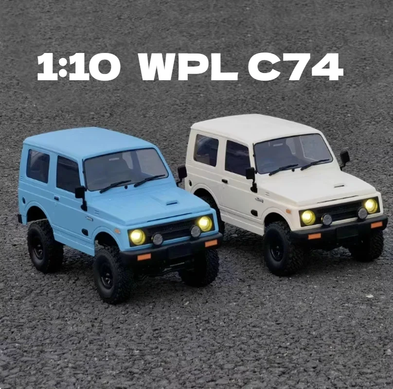 

WPL 1:10 C74 Remote Control Car Full Scale 4-Wheel Drive Off-Road Climbing Vehicle With 370 High-Torque Motor Rc Toy Boys Gift