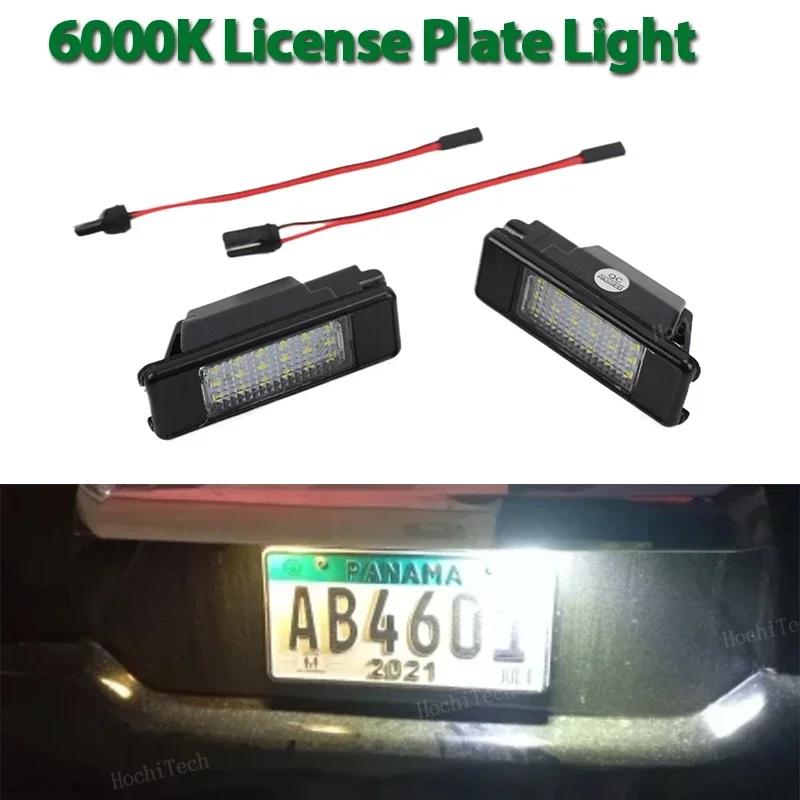 

2 шт. светодиодный светильник номерного знака автомобиля 12 В SMD для Nissan Primera P12 Teana Pathfinder Qashqai X-Trail Juke March Rogue Sport