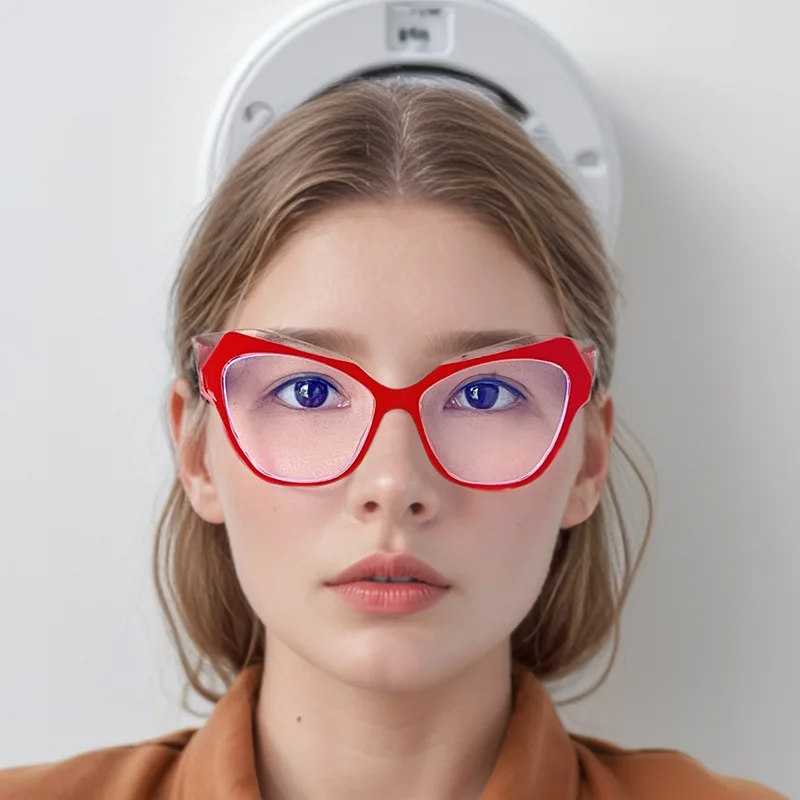 Europe and the United States to wear a large frame flat glasses men and women with the same paragraph decorative anti-blue light