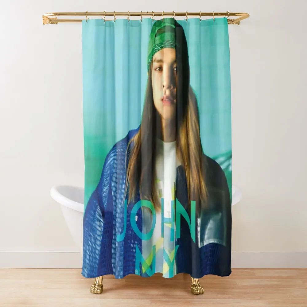 

NCT 127 Johnny - Wakey Wakey Shower Curtain Shower Set Waterproof Bathroom Shower Modern Showers For Bathroom Curtain